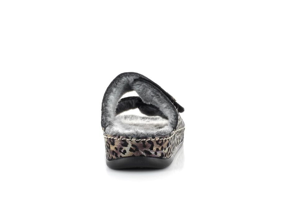 Vital 0938F-313-99 Fell Feline Schwarz Hausschuhe – Bild 7