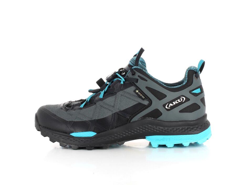 AKU Rocket DFS Ws GTX black tuerkis Wanderhalbschuhe0002