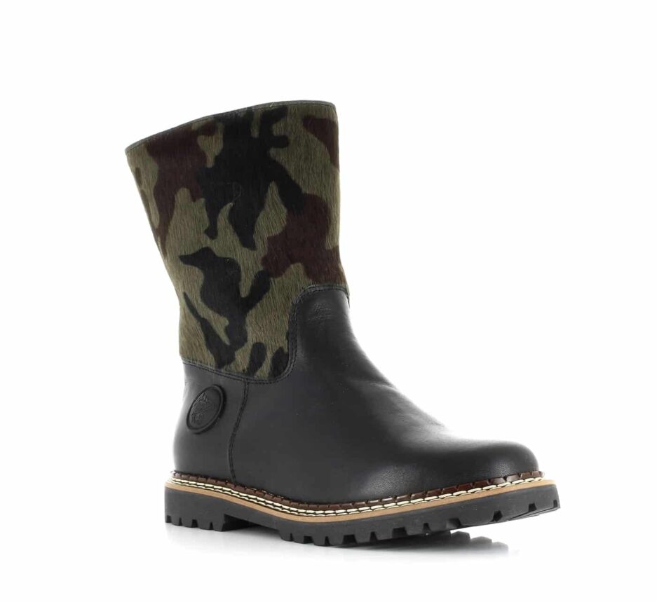 Ammann Crans vitello nero camouflage Winterstiefel 2