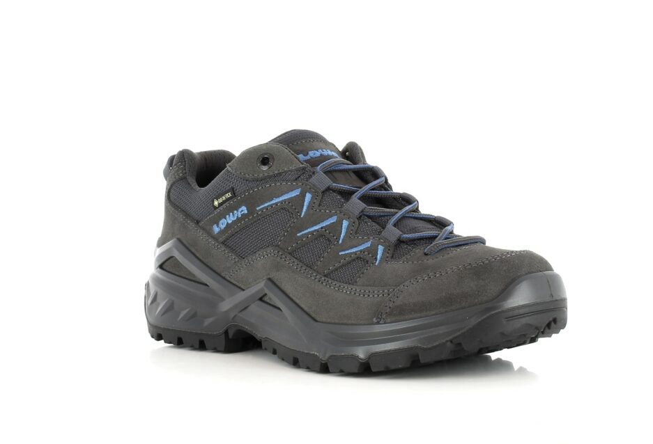 Lowa Sirkos EVO GTX Lo graphit/blau Wanderhalbschuhe 2