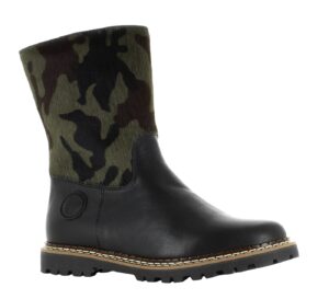 Ammann Crans vitello nero camouflage Winterstiefel