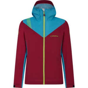 La Sportiva Discover Jkt W red plum/topaz Wanderjacke