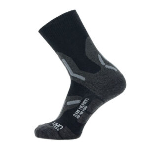 UYN Trekking 2IN Merino Mid Lady black Anti-Blasen Wandersocken