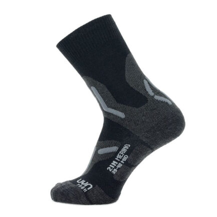 UYN Trekking 2IN Meino Mid Lady black Anti-Blasen Wandersocken