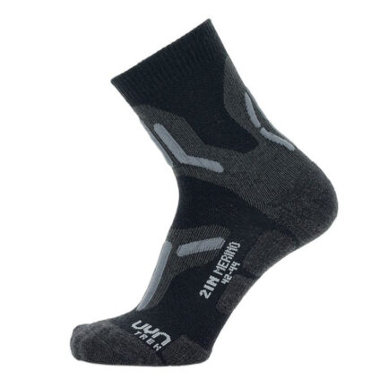 UYN Trekking 2IN Merino Man black Anti-Blasen Wandersocken