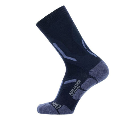 UYN Trekking 2IN Merino Mid Man navy Anti-Blasen Wandersocken