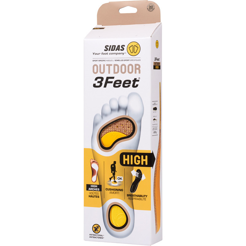 Sidas 3FEET Outdoor High Schuheinlagen - XS ( EU 35 - EU 36 )