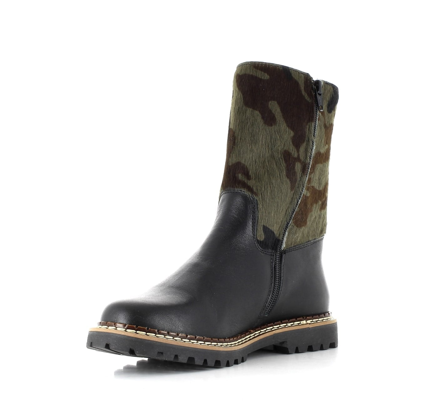Ammann Crans vitello nero camouflage Winterstiefel – Bild 5