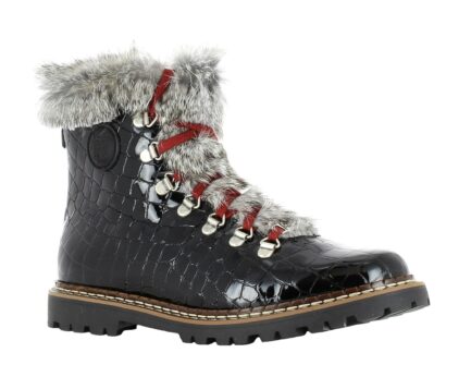 Ammann Spl&uuml;gen croco nero Winterschuhe