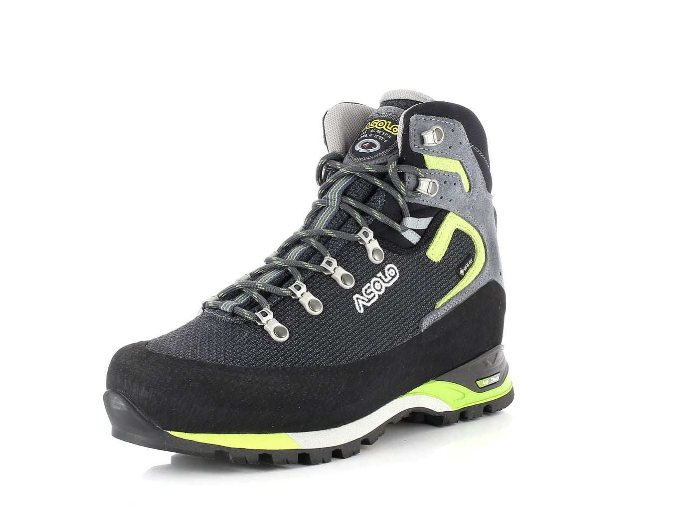 Asolo Corax GV MM black/green lime Bergschuhe – Bild 3