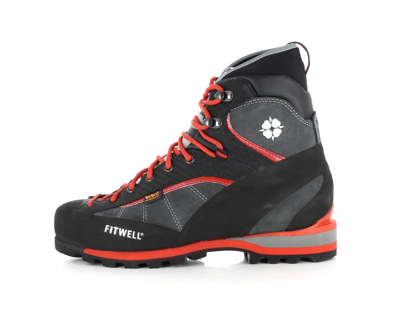 Fitwell Big Wall Rock EV anthracite/red Bergschuhe – Bild 2