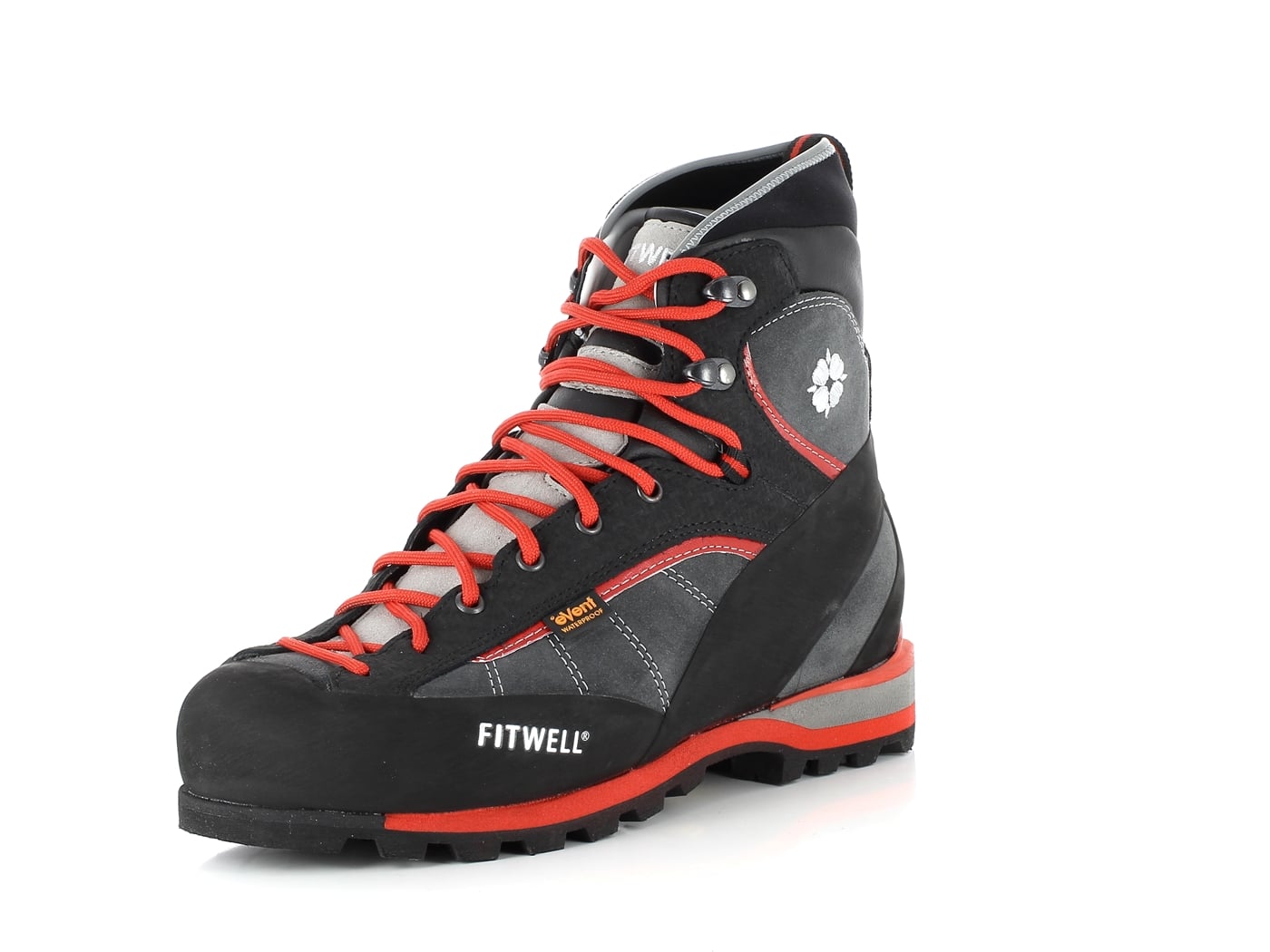 Fitwell Big Wall Rock EV anthracite/red Bergschuhe – Bild 3