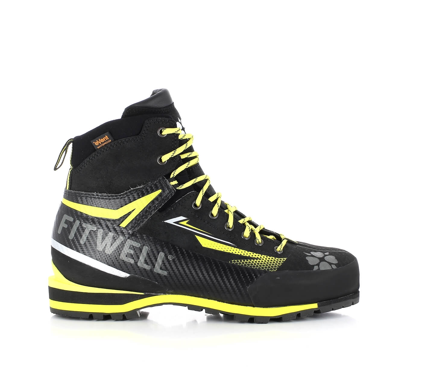 Fitwell Peak EV black/yellow Bergschuhe – Bild 2