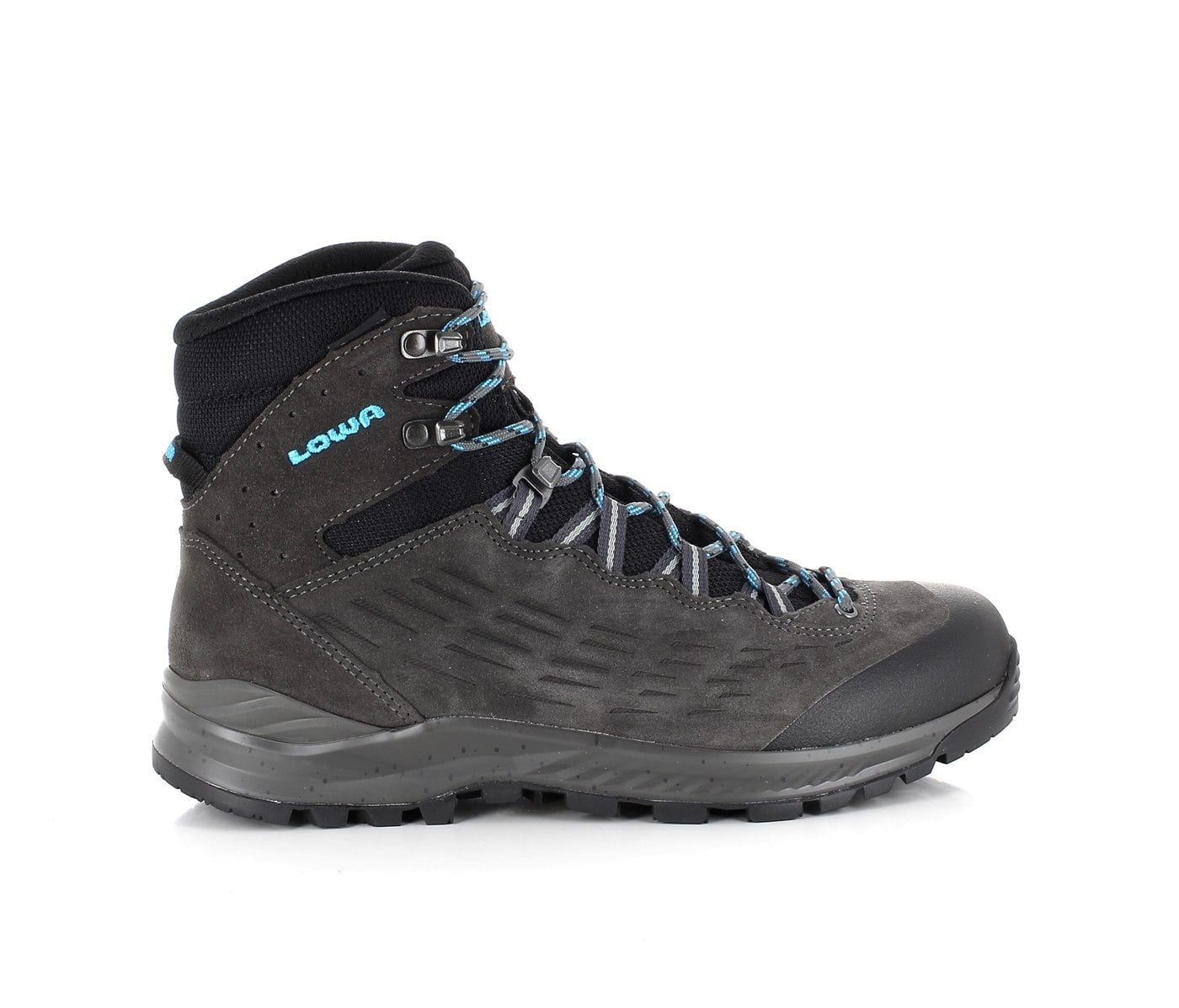 Lowa Explorer GTX Mid Ws anthrazit/türkis Wanderschuhe – Bild 2