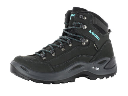 Lowa Renegade GTX Mid Ws S asphalt/türkis Wanderschuhe