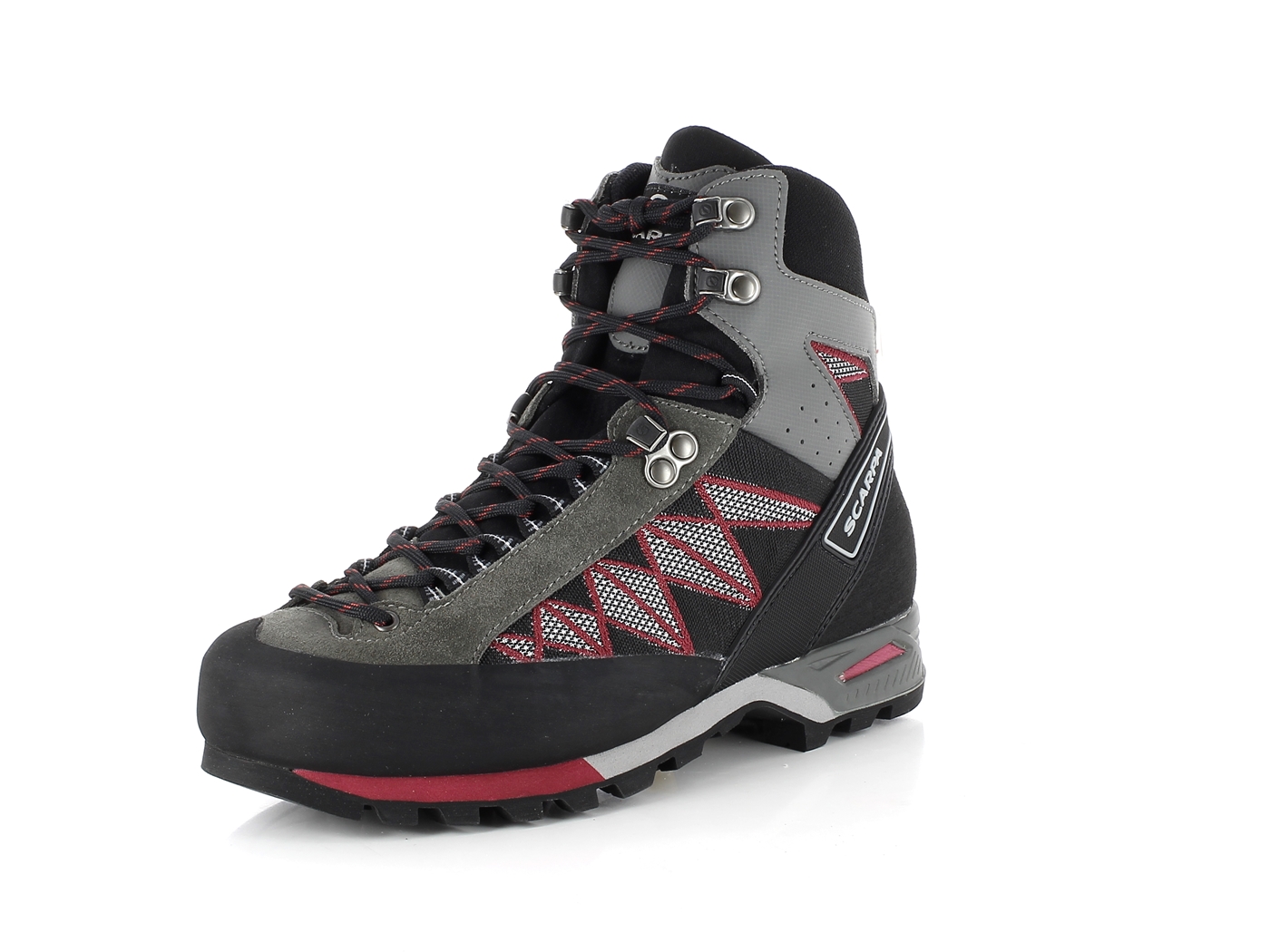 Scarpa Marmolada Trek HD WMN shark/cherry Bergschuhe – Bild 3
