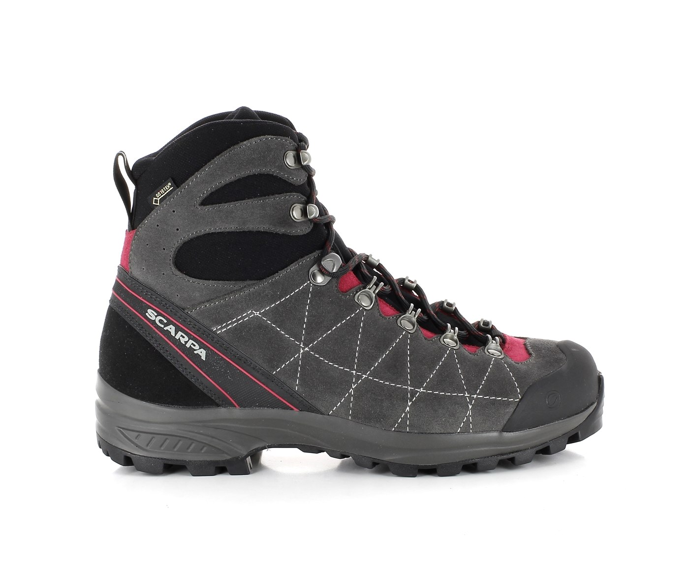 Scarpa R-Evolution GTX WMN titanium cherry Bergschuhe – Bild 2