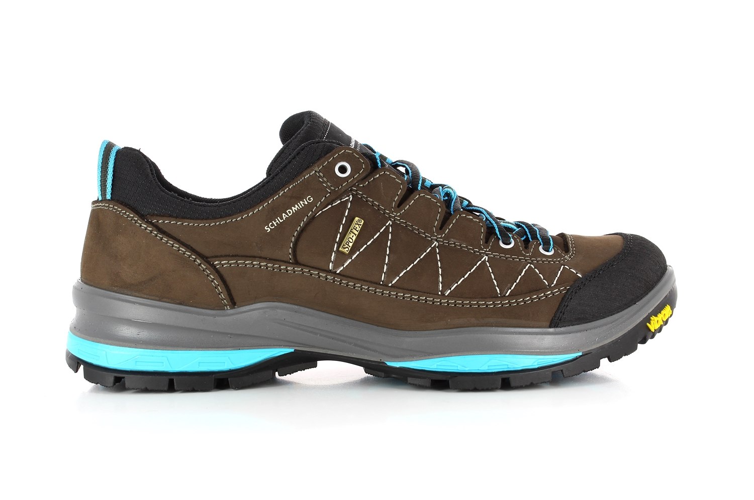 Schladminger Wanderschuh Wagrain Herren Low Braun Sky – Bild 2