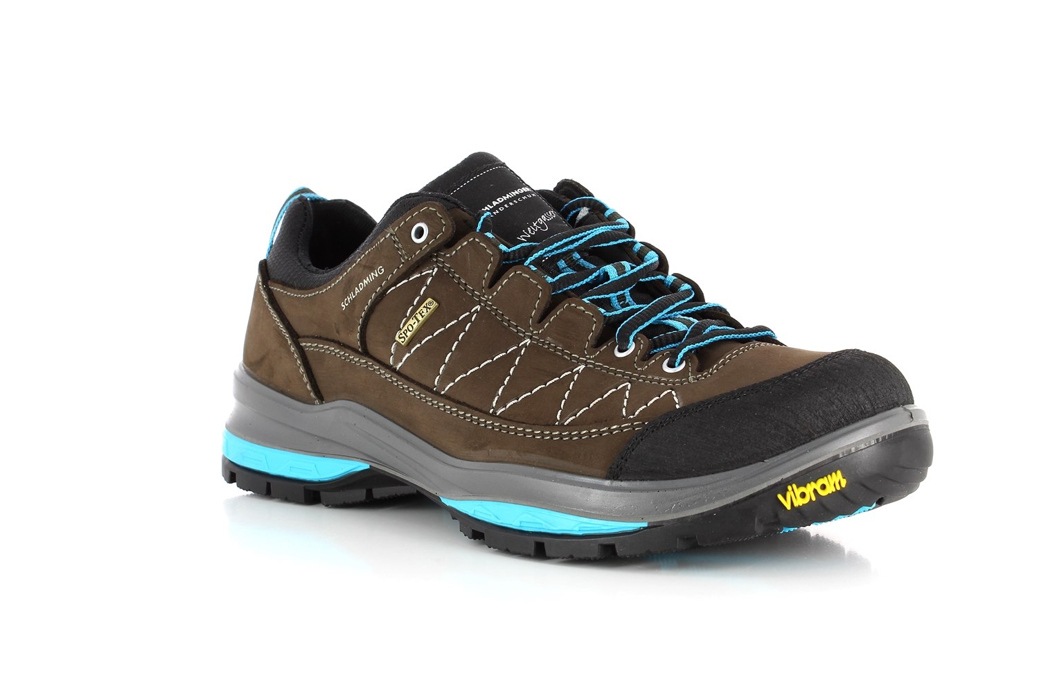 Schladminger Wanderschuh Wagrain Herren Low Braun Sky – Bild 3