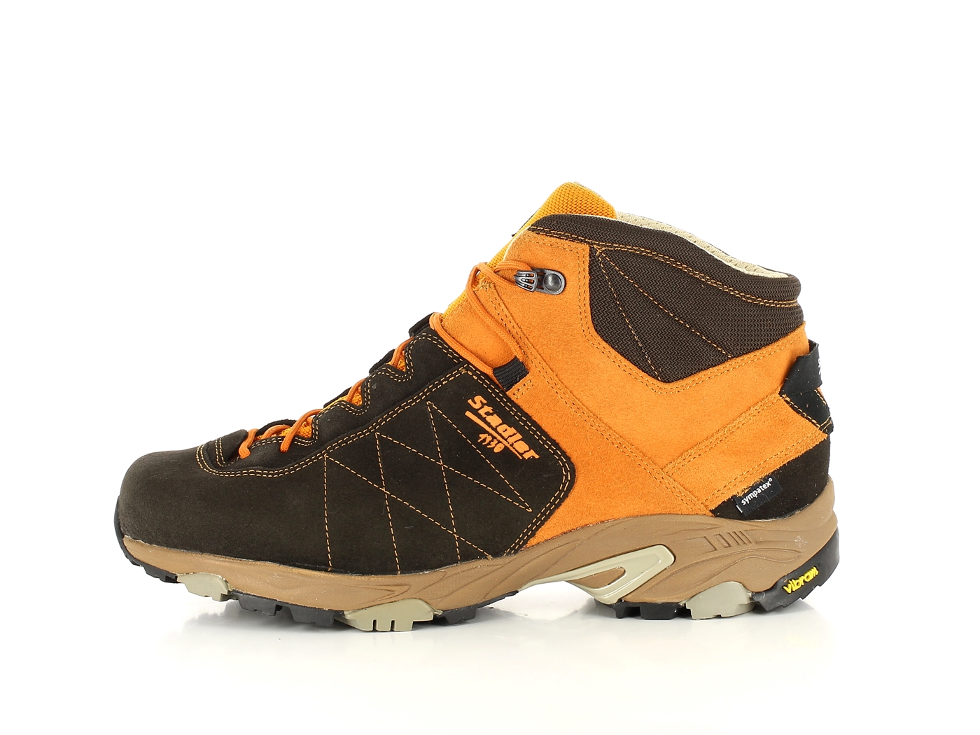 Stadler Hochzell Sympatex mocca/orange Wanderschuhe – Bild 2