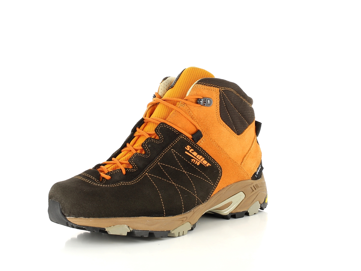 Stadler Hochzell Sympatex mocca/orange Wanderschuhe – Bild 3
