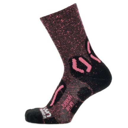 UYN Outdoor Explorer Junior black/pink Kinderwandersocken