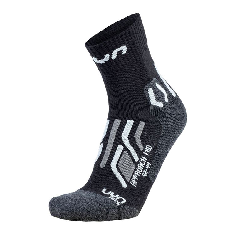 UYN Trekking Approach Mid Lady black Wandersocken