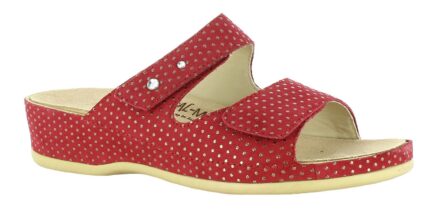 Vital 0605M-249-43 Bora Rot Wechselfussbett Pantoletten