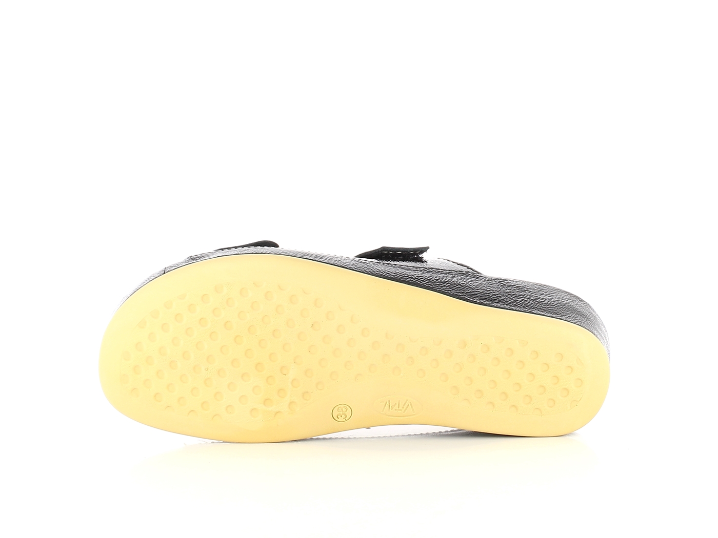 Vital 0605M-333-99 Naplack schwarz Wechselfussbett Pantoletten – Bild 8