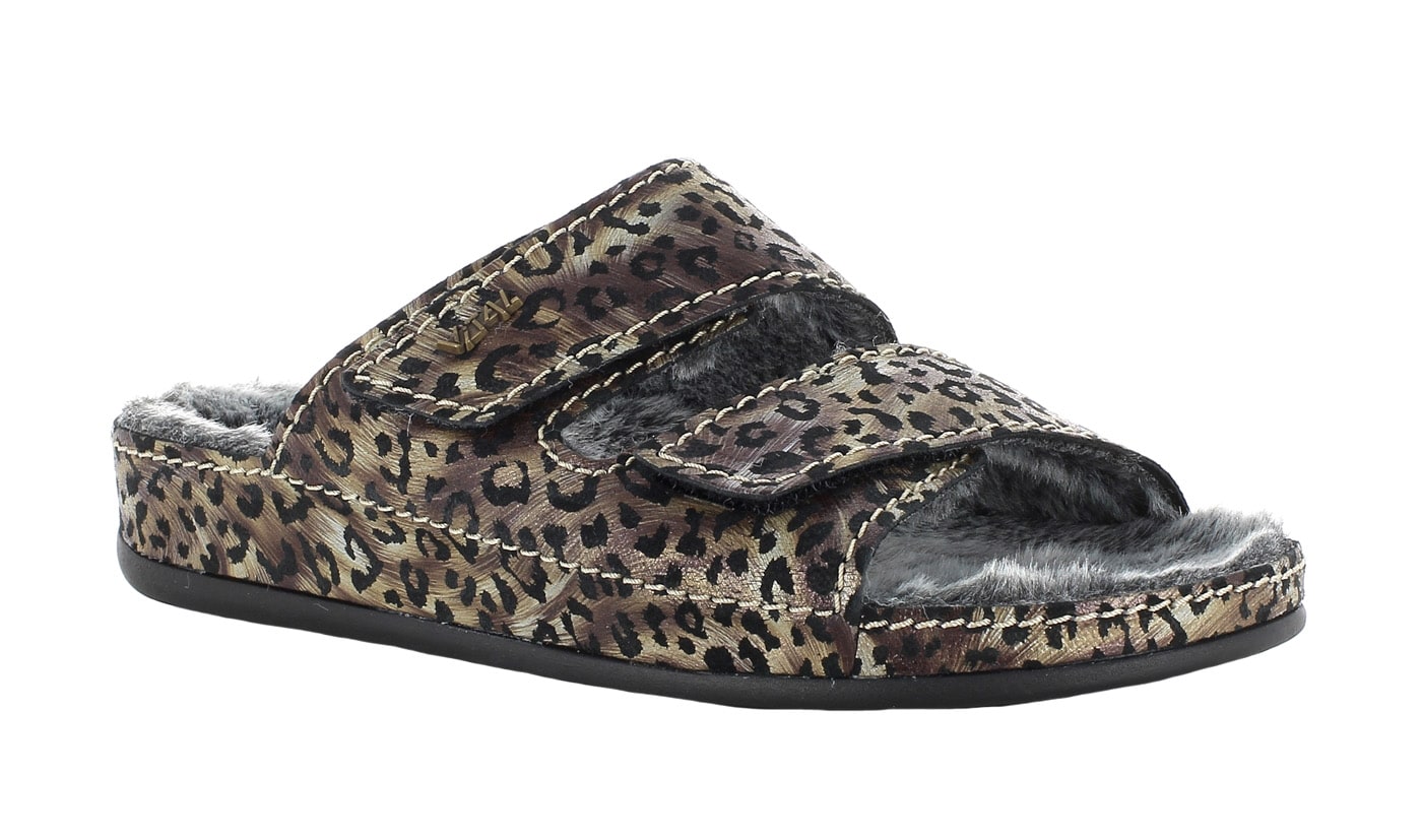 Vital 0938F-313-99 Fell Feline Schwarz Hausschuhe