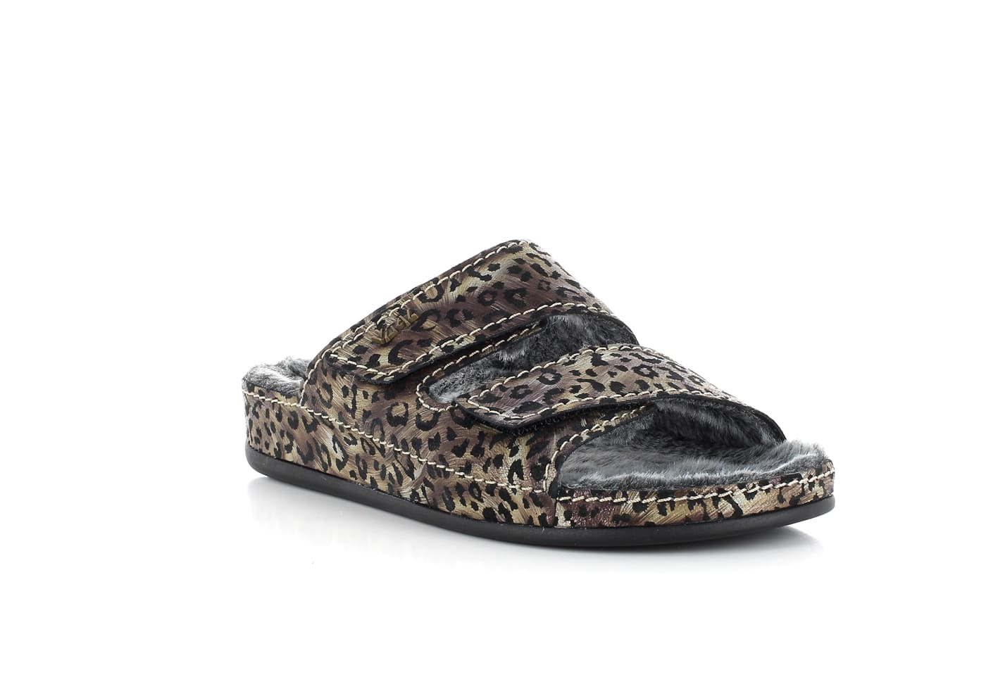 Vital 0938F-313-99 Fell Feline Schwarz Hausschuhe – Bild 3