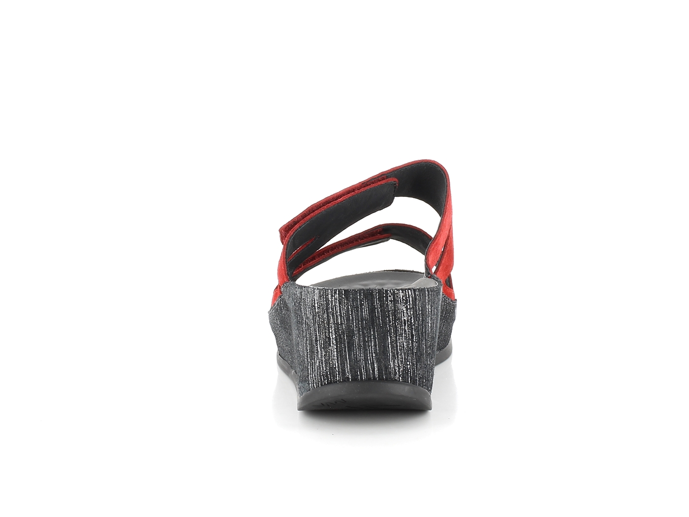 Vital 77002-48-43 Velour rot Pantoletten – Bild 7