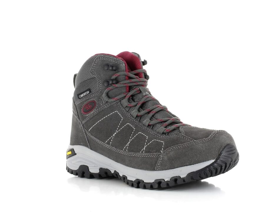 Brütting Mount Adams Lady grau/bordeaux Wanderschuhe – Bild 2